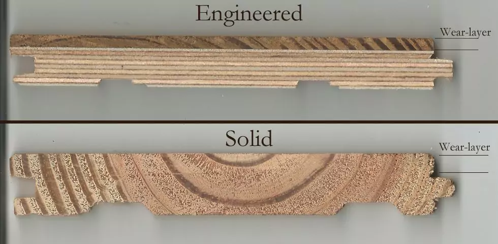 Hardwood vs Engineered Hardwood