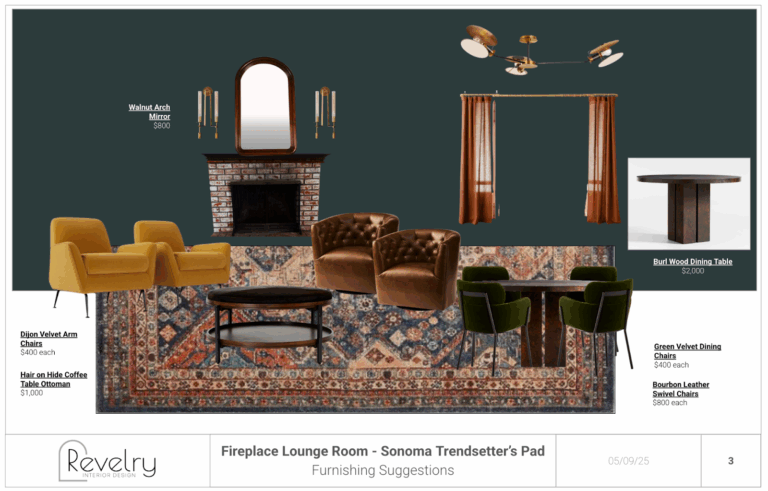 warm interior palette